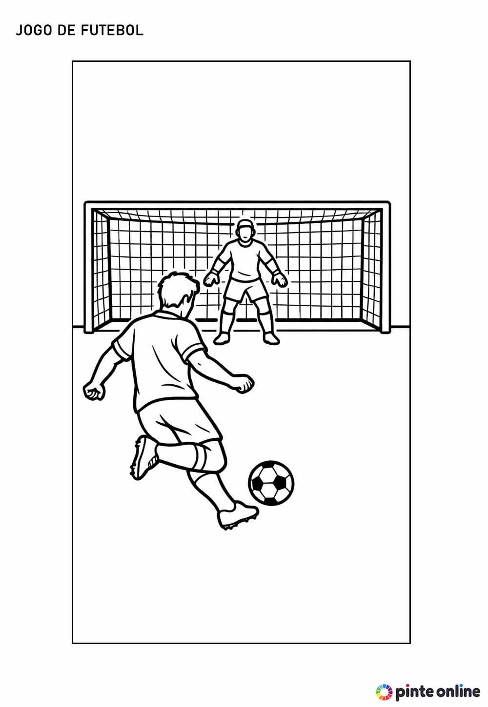 Desenho de Goleiro