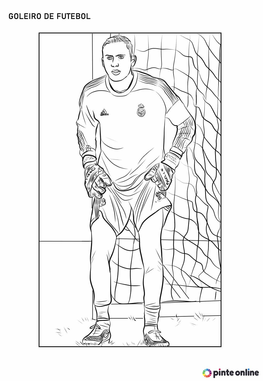 Desenho de Goleiro