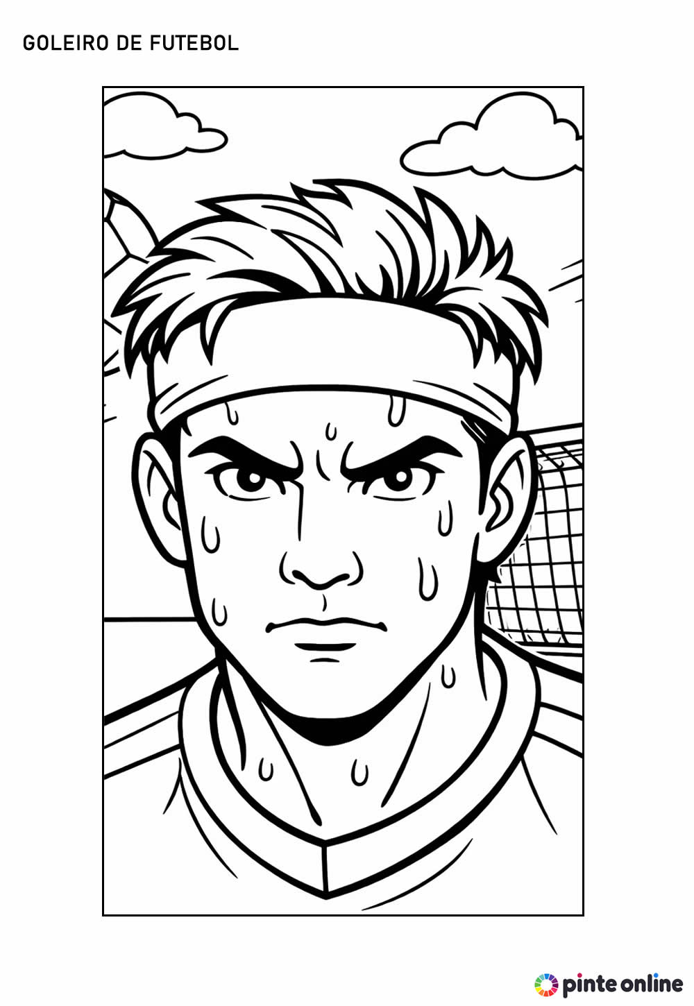 Desenho de Goleiro