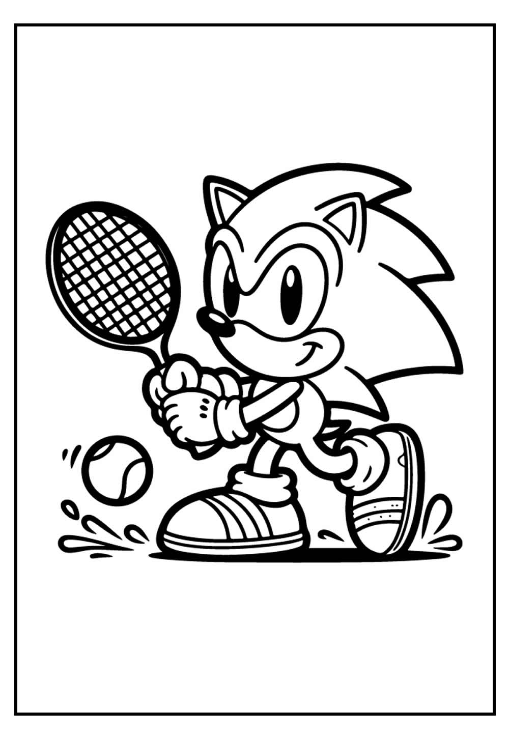 Desenho do Sonic