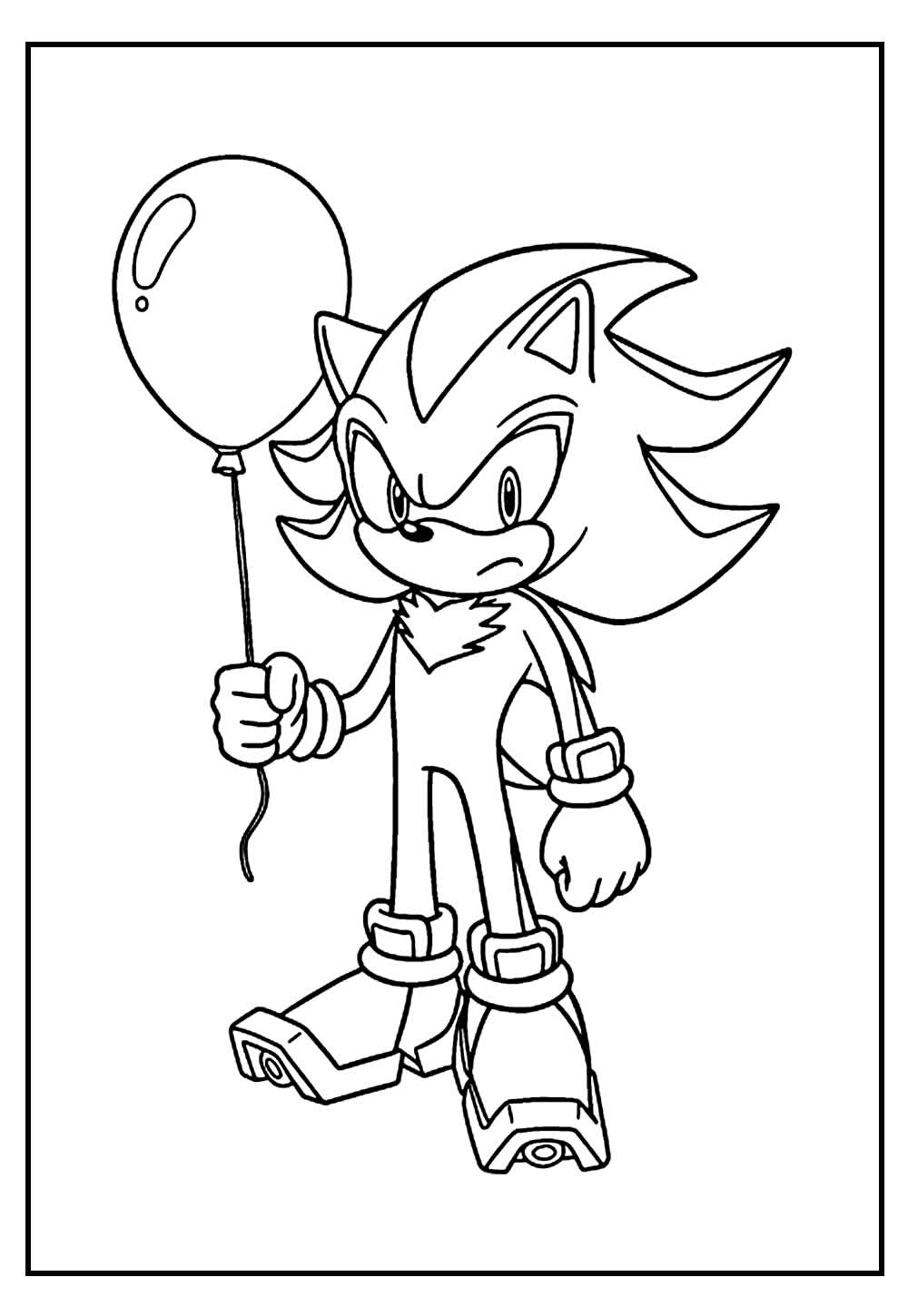Desenho do Sonic Hedgehog