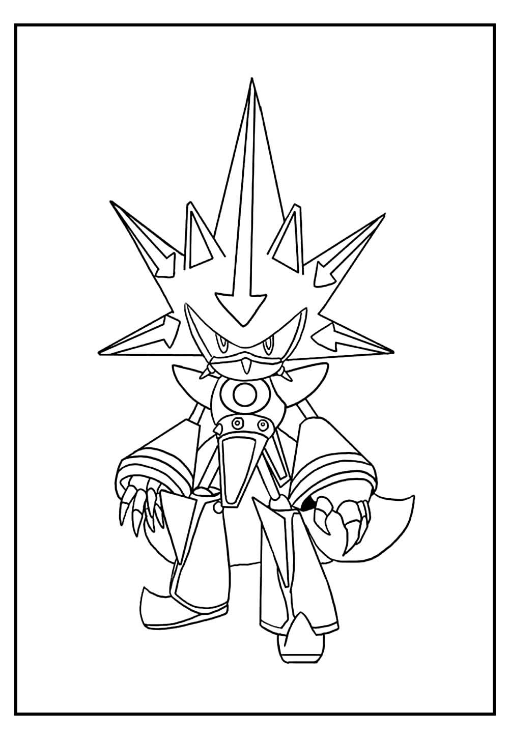 Desenho Sonic Hedgehog