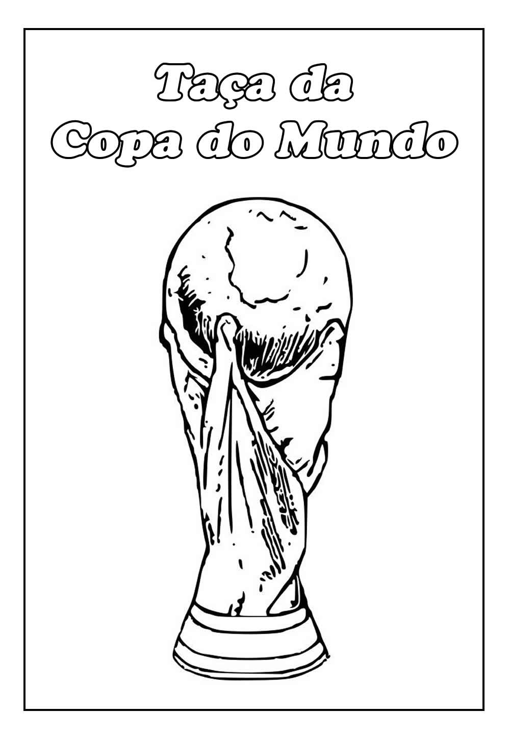 Desenho de Taça da Copa do Mundo