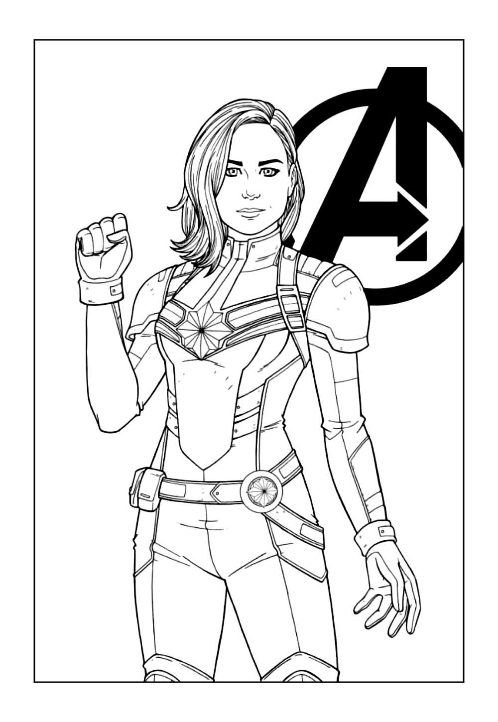 Desenho dos Avengers