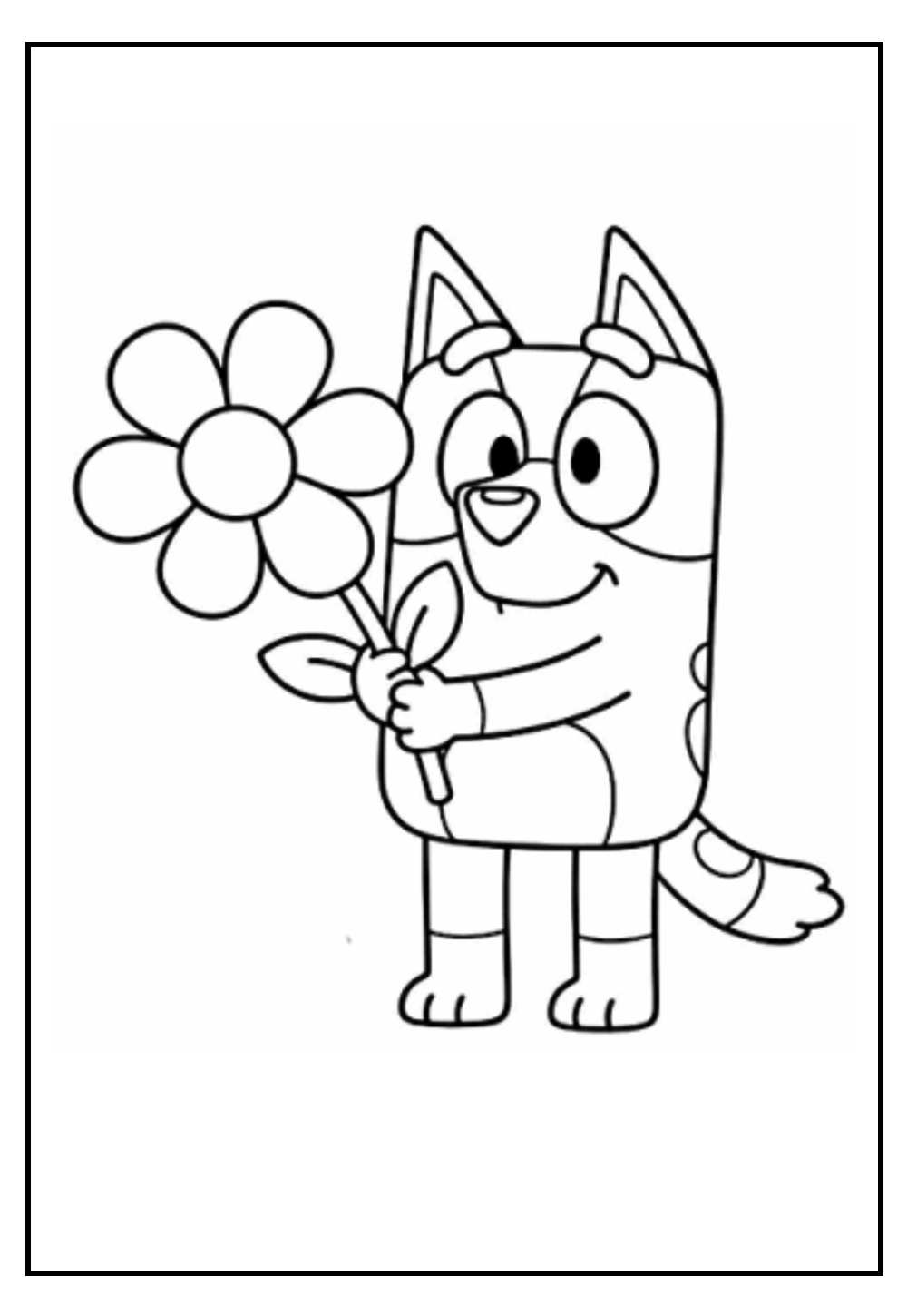 Desenho de Bluey