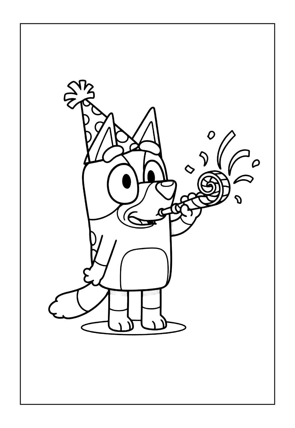 Desenho do Bluey