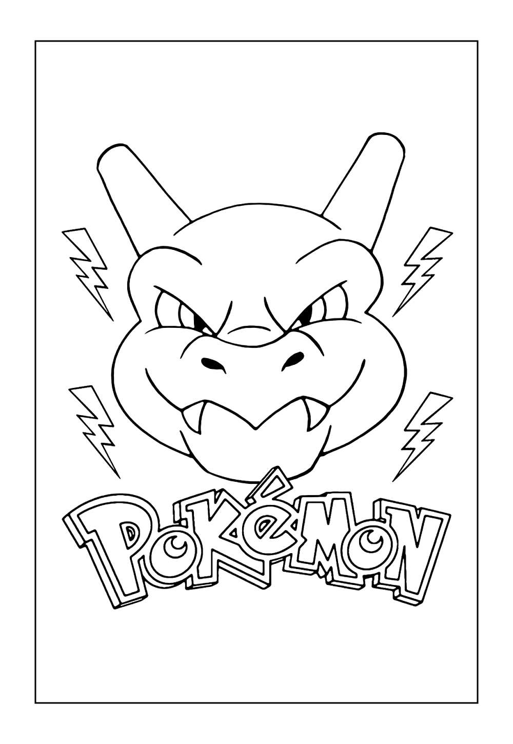 Desenho do Pokémon Charizard
