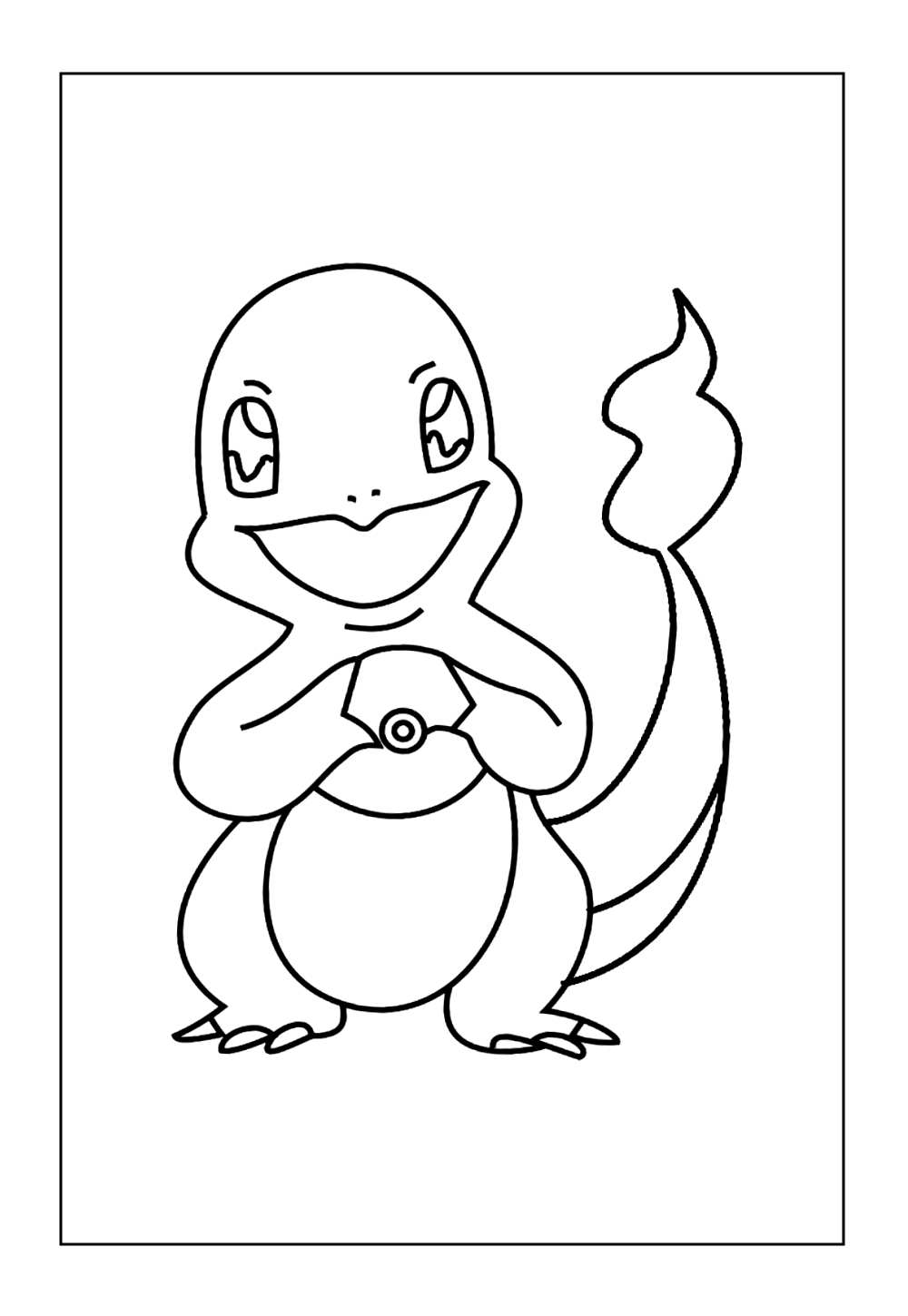 Desenhos para colorir do Charmander
