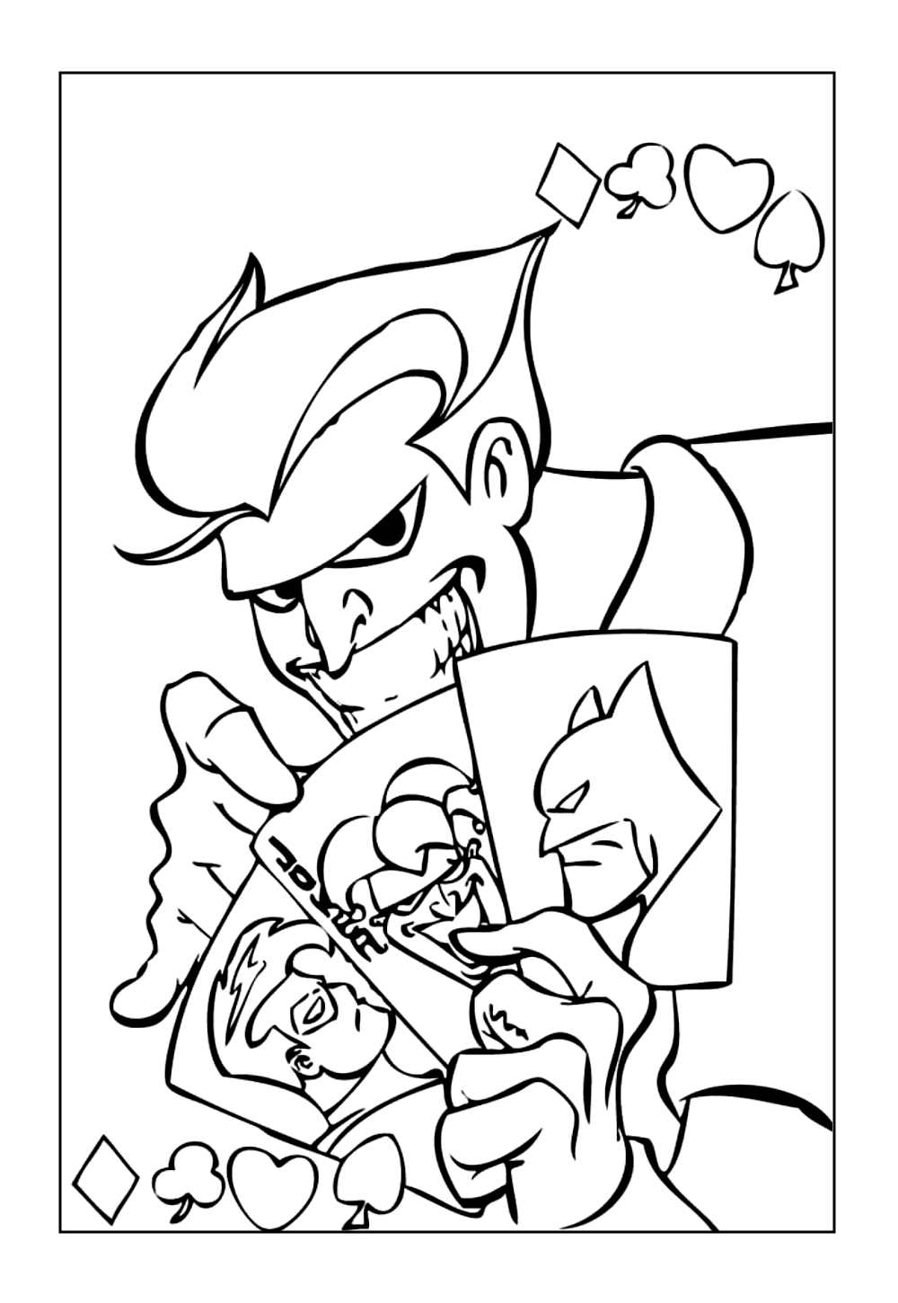 Desenho da Coringa do Esquadrão Suicida