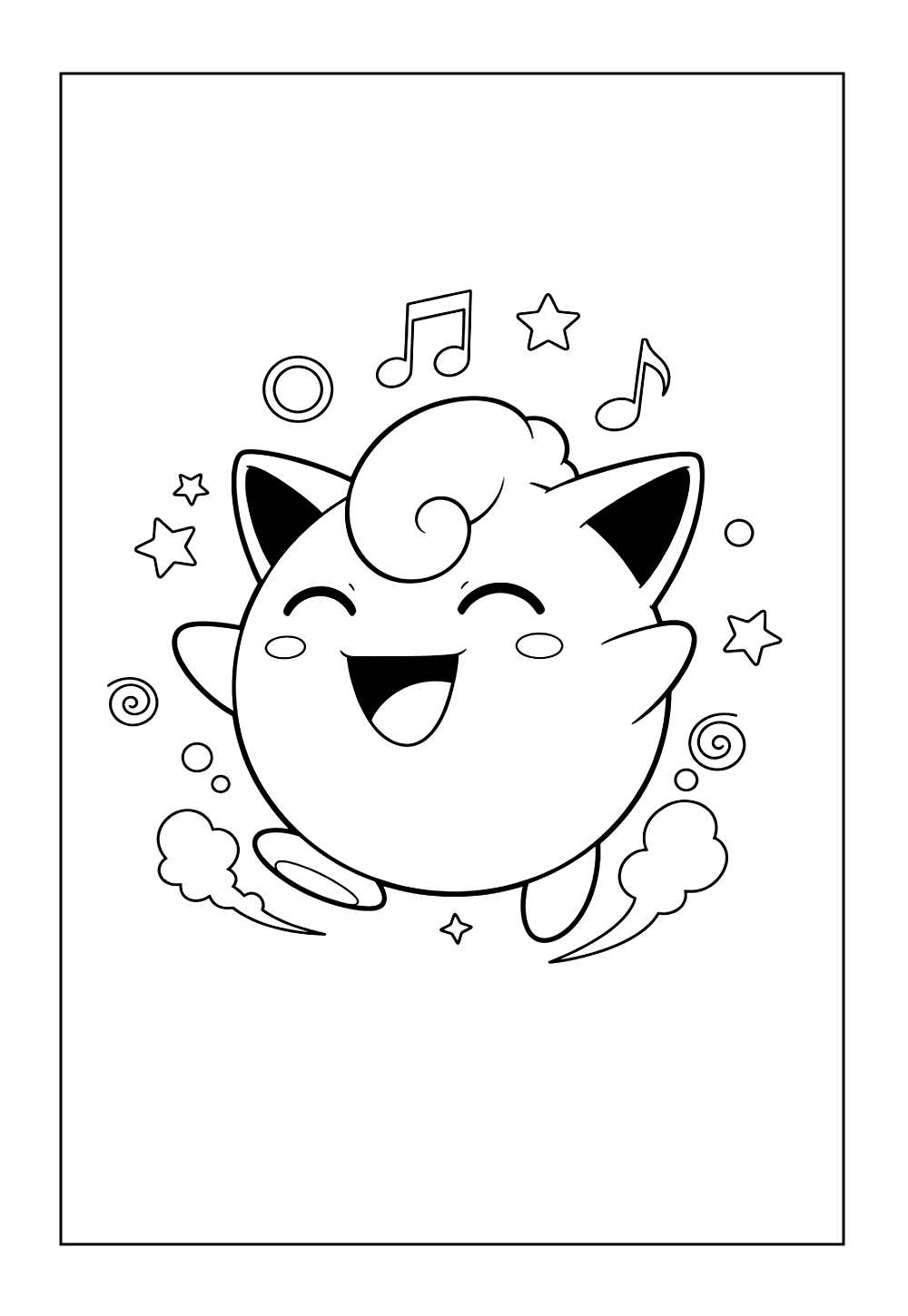 Jigglypyff para colorir