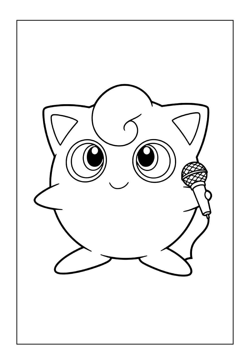 Jigglypyff para imprimir