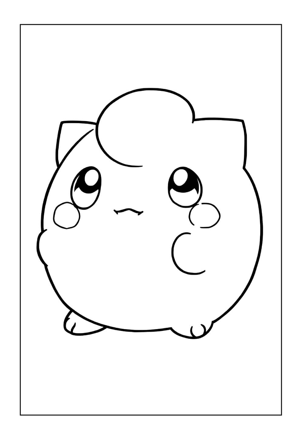 Jigglypyff para colorir