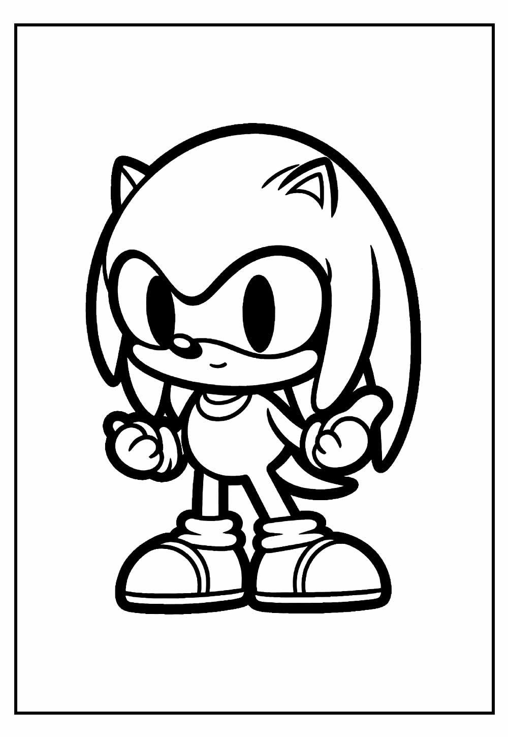 Desenho Sonic Colorir