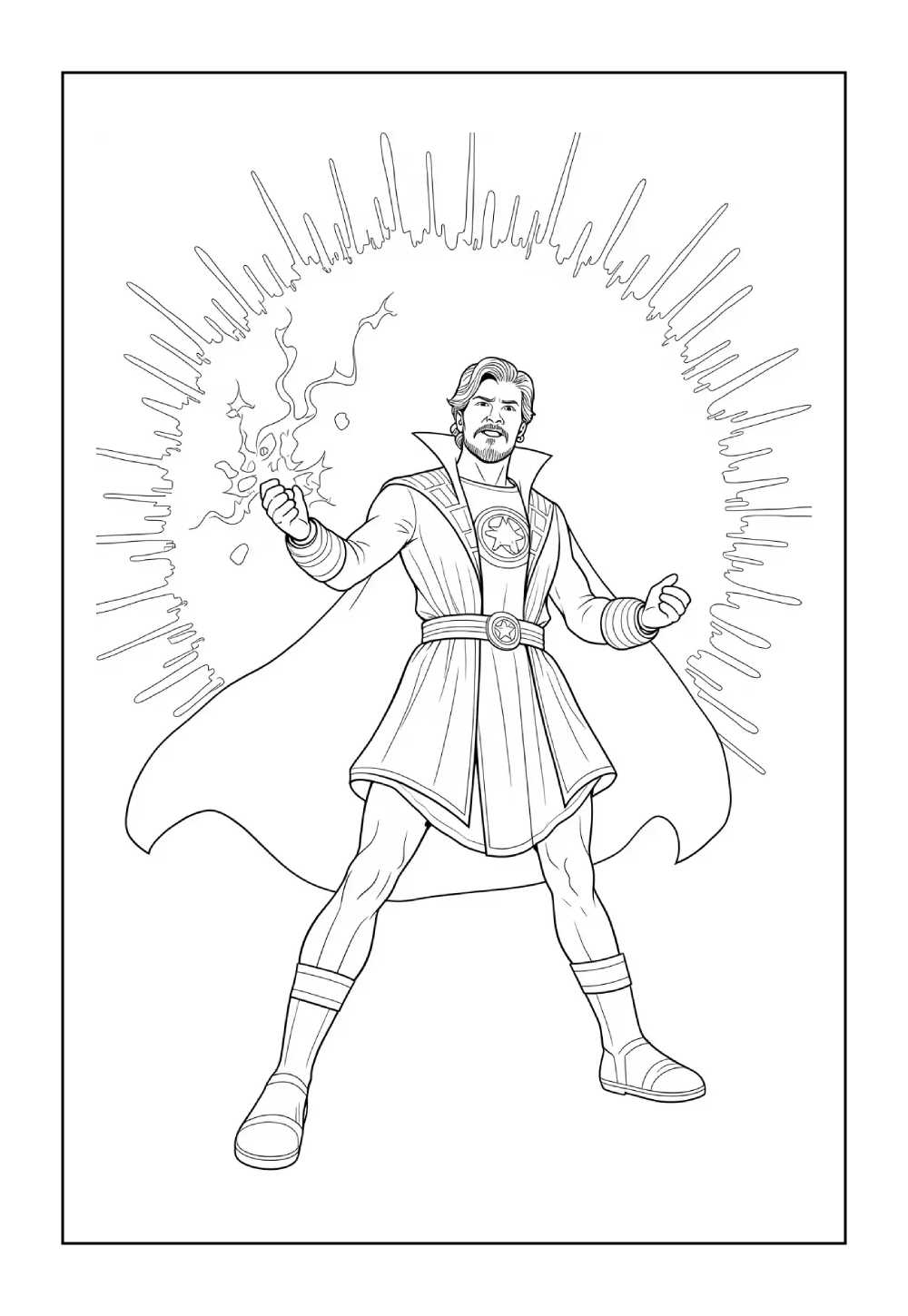 Desenho do Doutor Estranho
