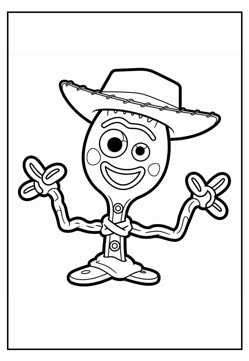 Desenho do Garfinho - Toy Story