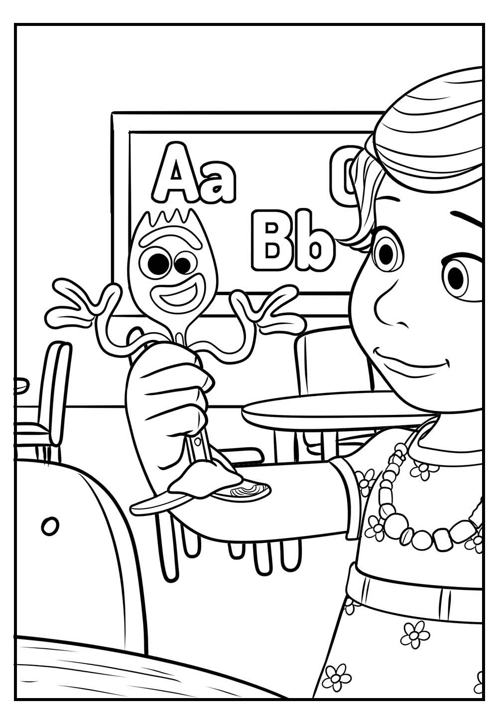Colorir Garfinho Toy Story