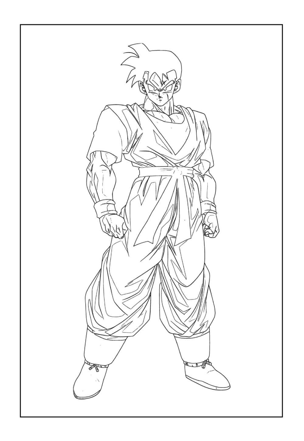 Desenhos Gohan Colorir
