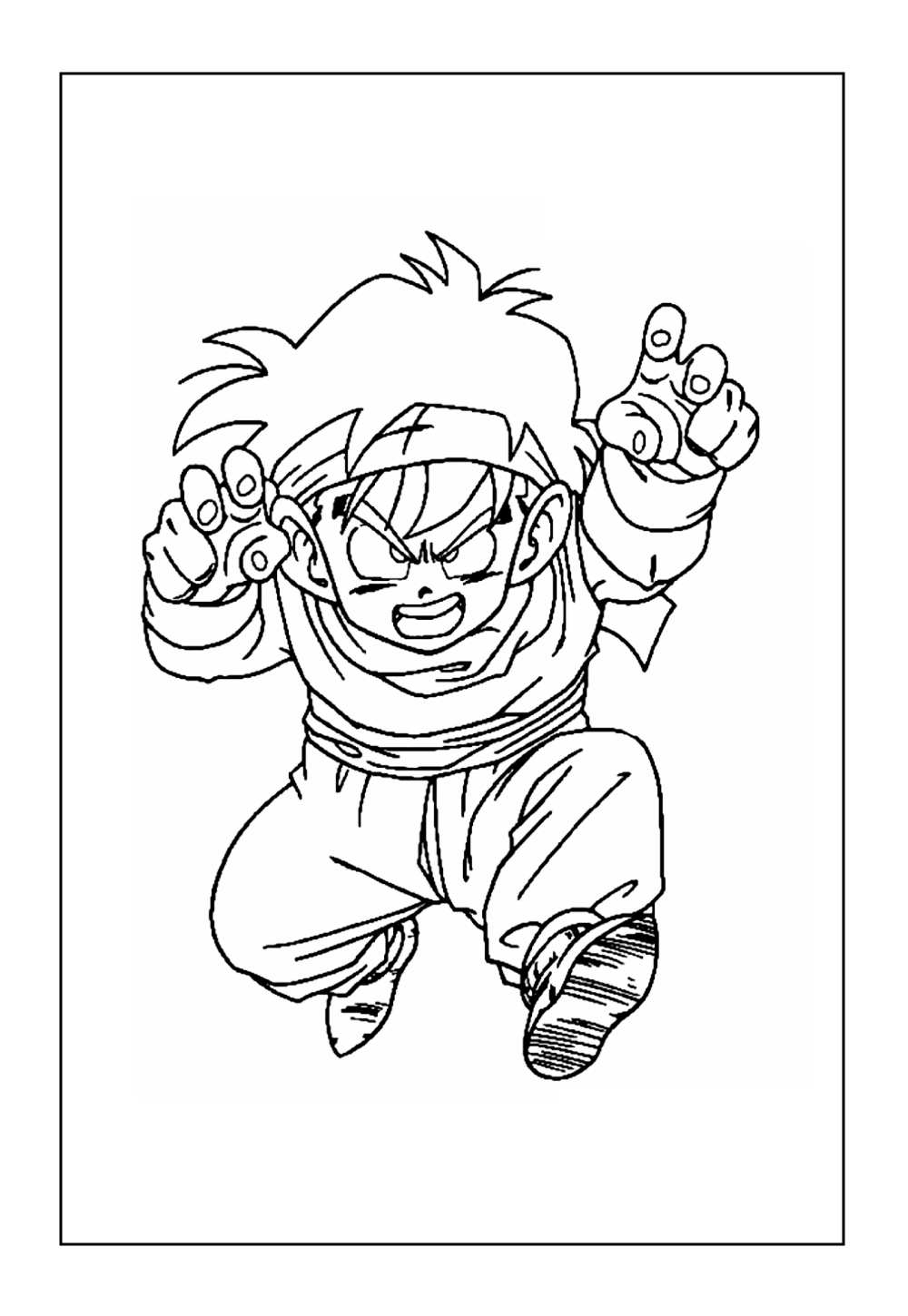 Desenho Gohan