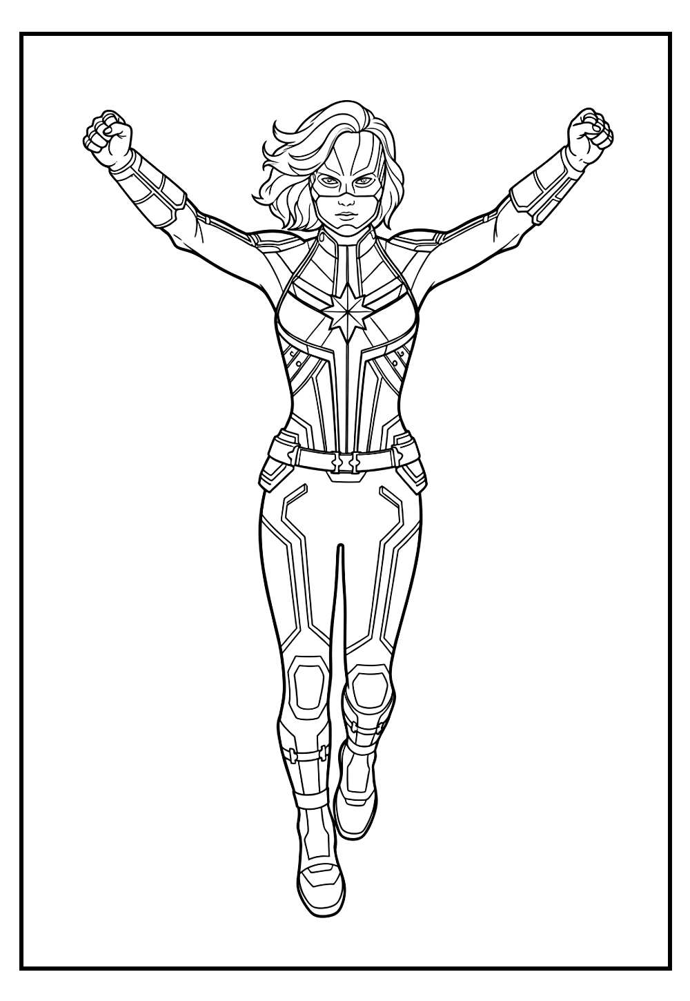 Desenhos de Capitã Marvel
