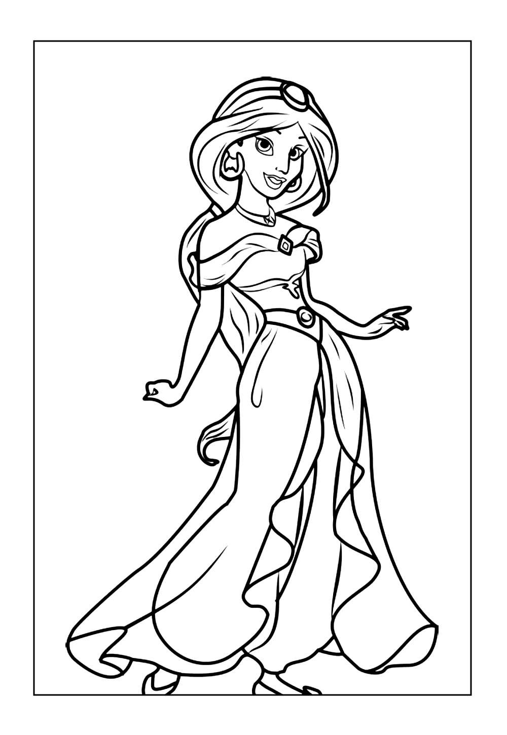 Pintar Desenho Jasmine
