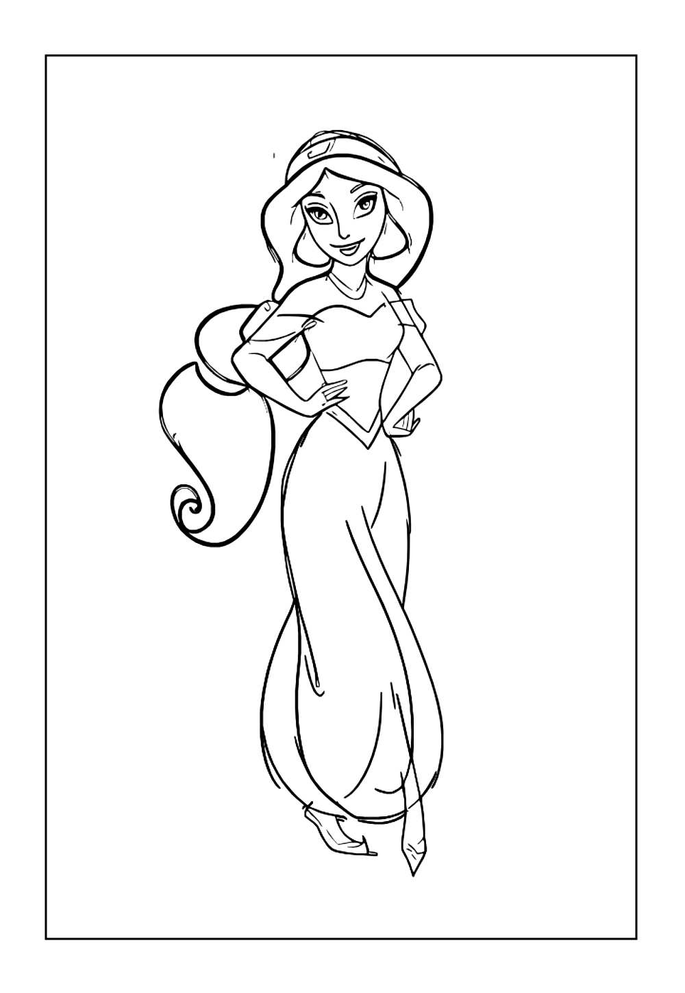 Pintar Desenho Jasmine