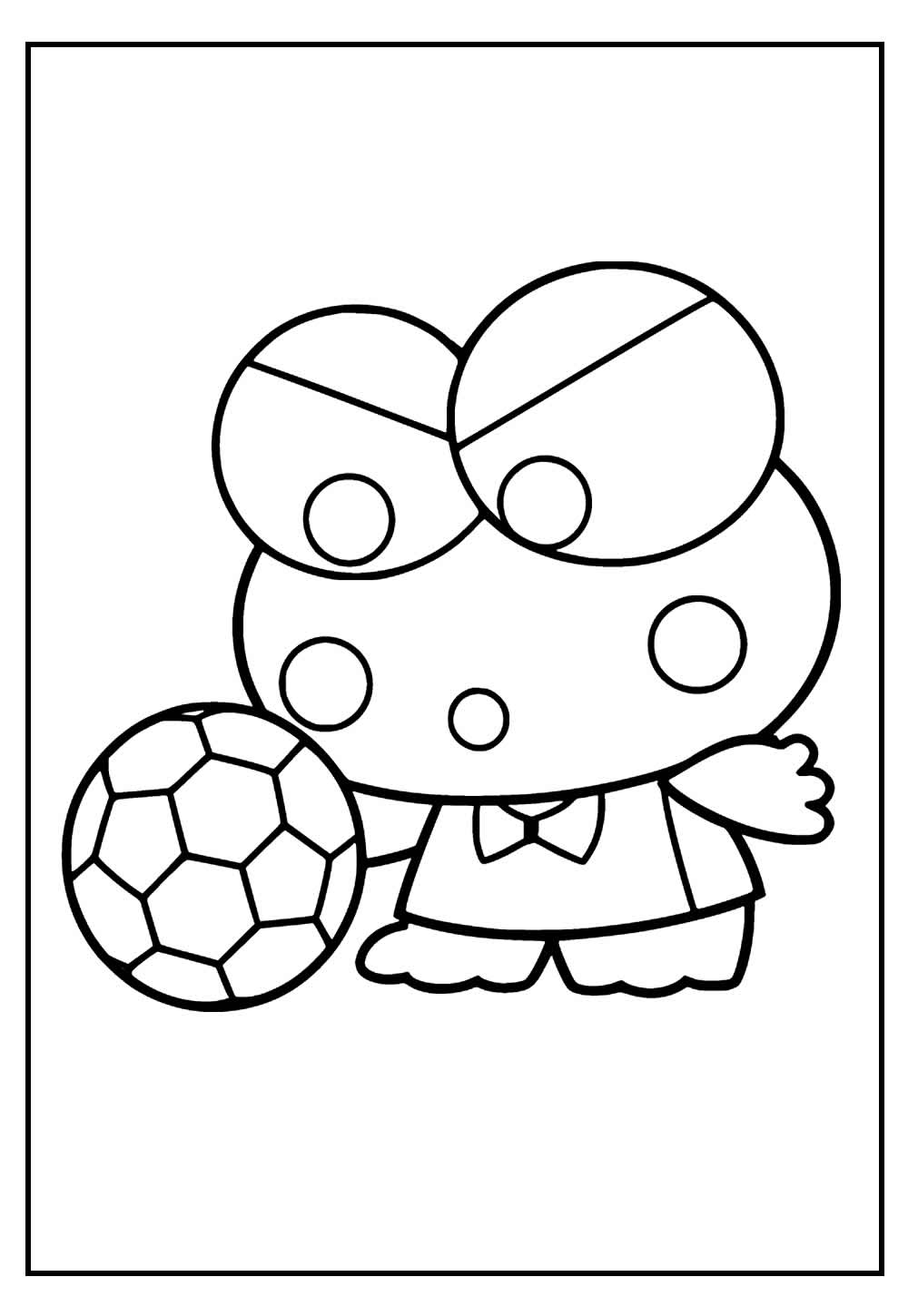 Desenho de Keroppi para Colorir