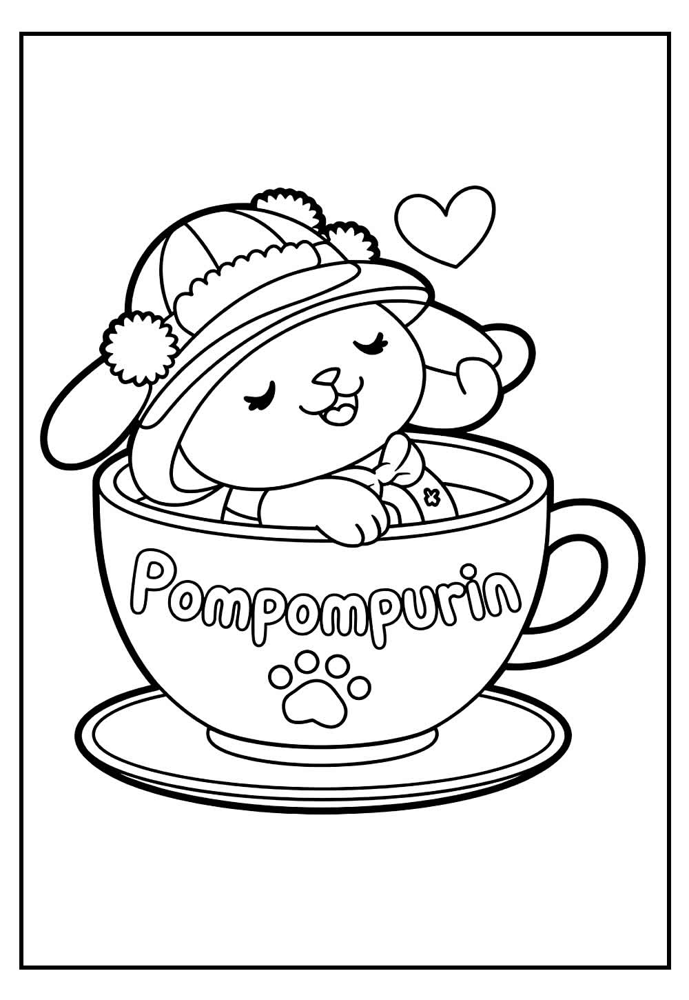 Desenho de Pompompurin