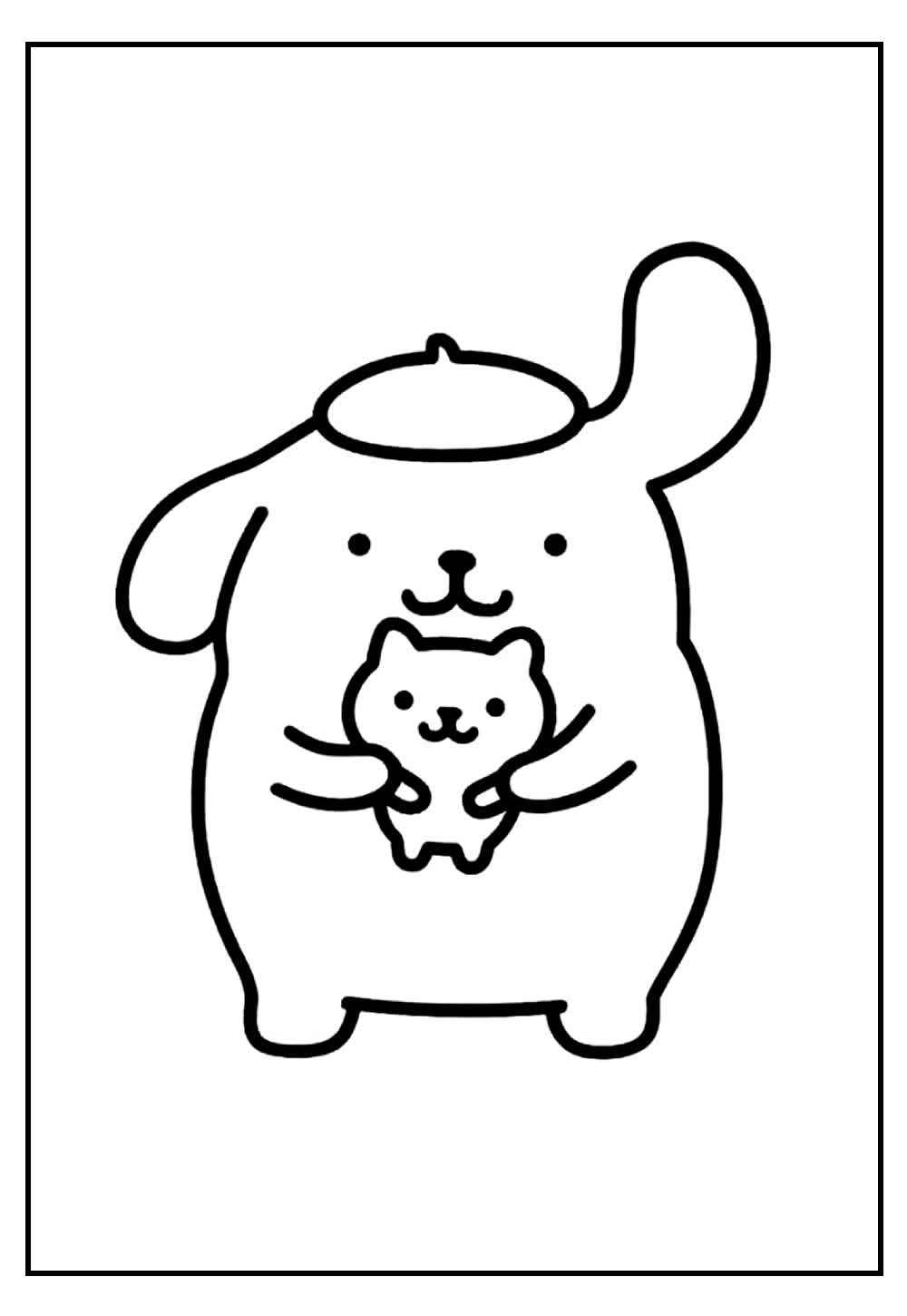 Desenho Pompompurin Pintar