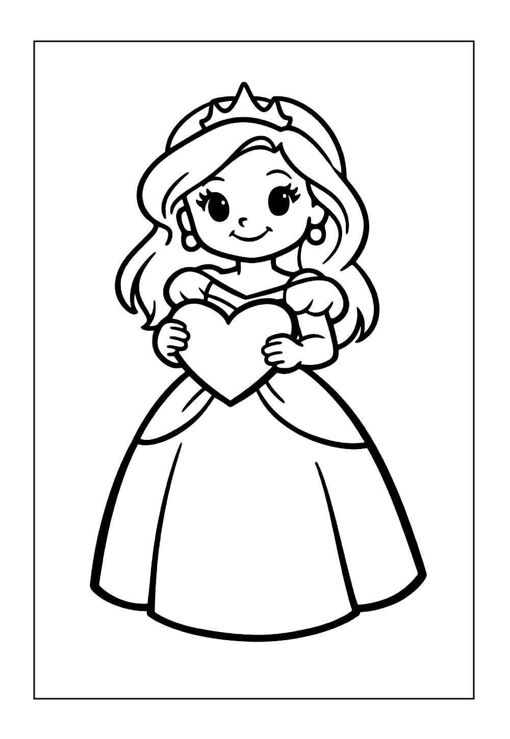 Desenho de Princesa