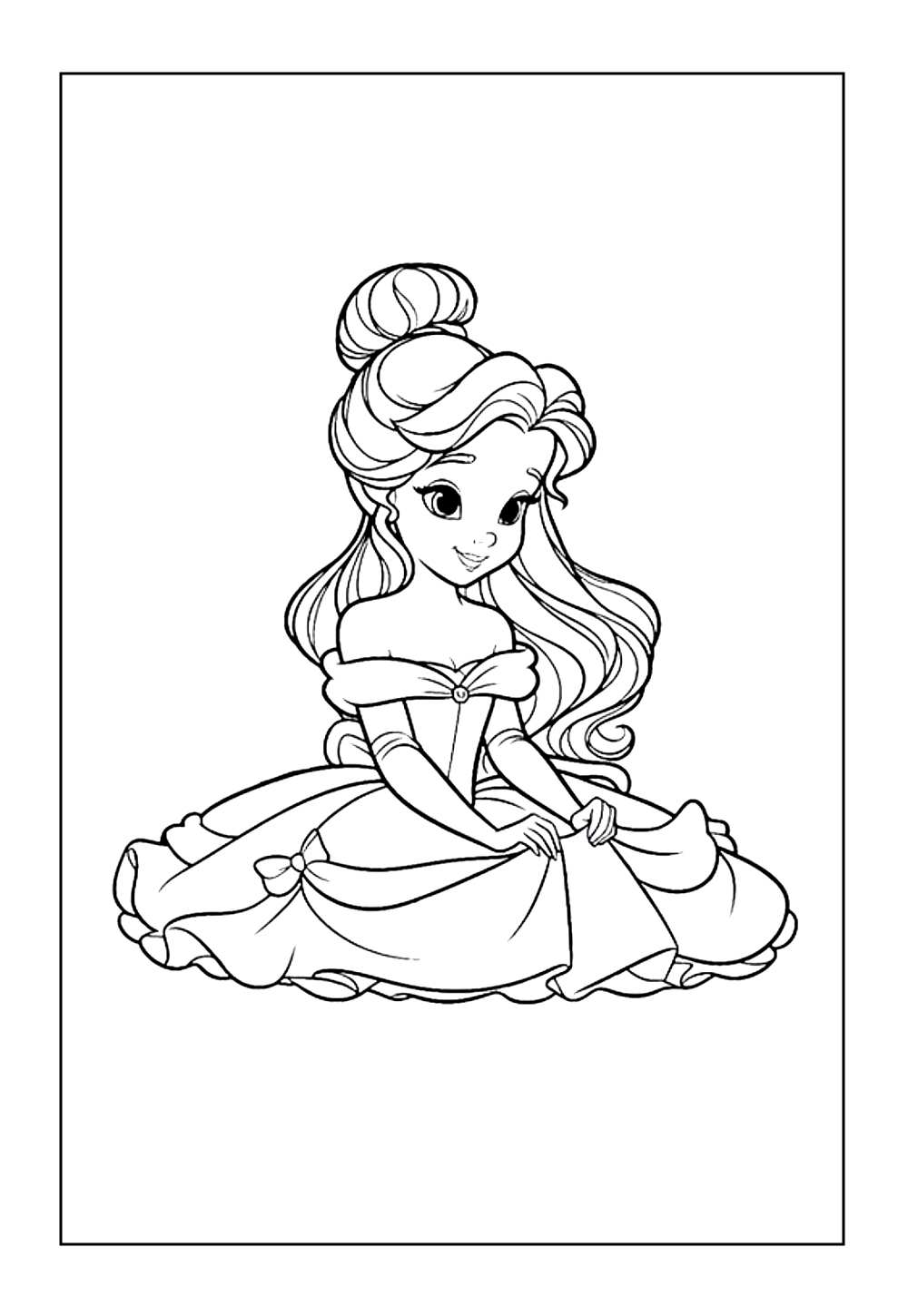 Desenho de Princesa Disney