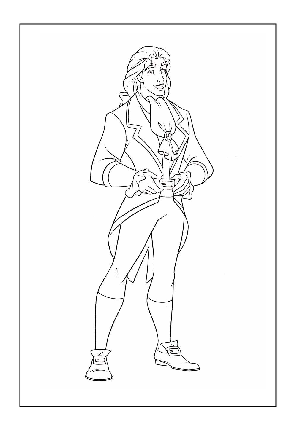 Desenho de Príncipe para colorir