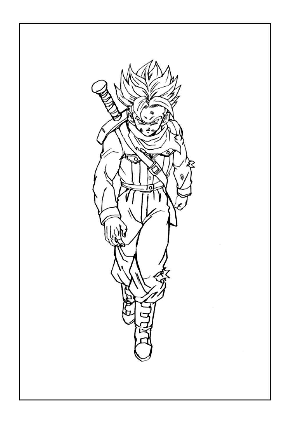 Desenho de Trunks