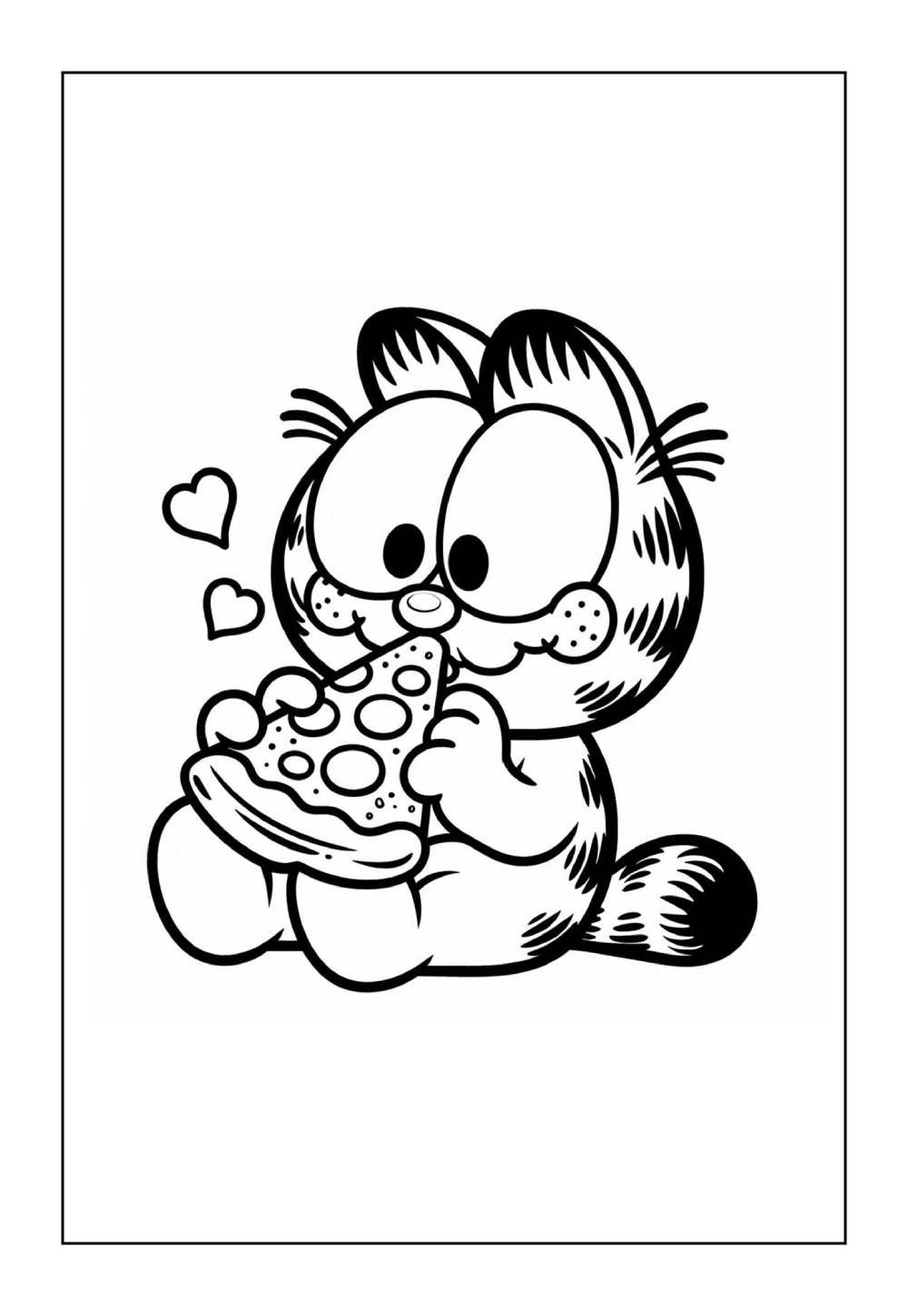 Desenhos para Imprimir para Garfield