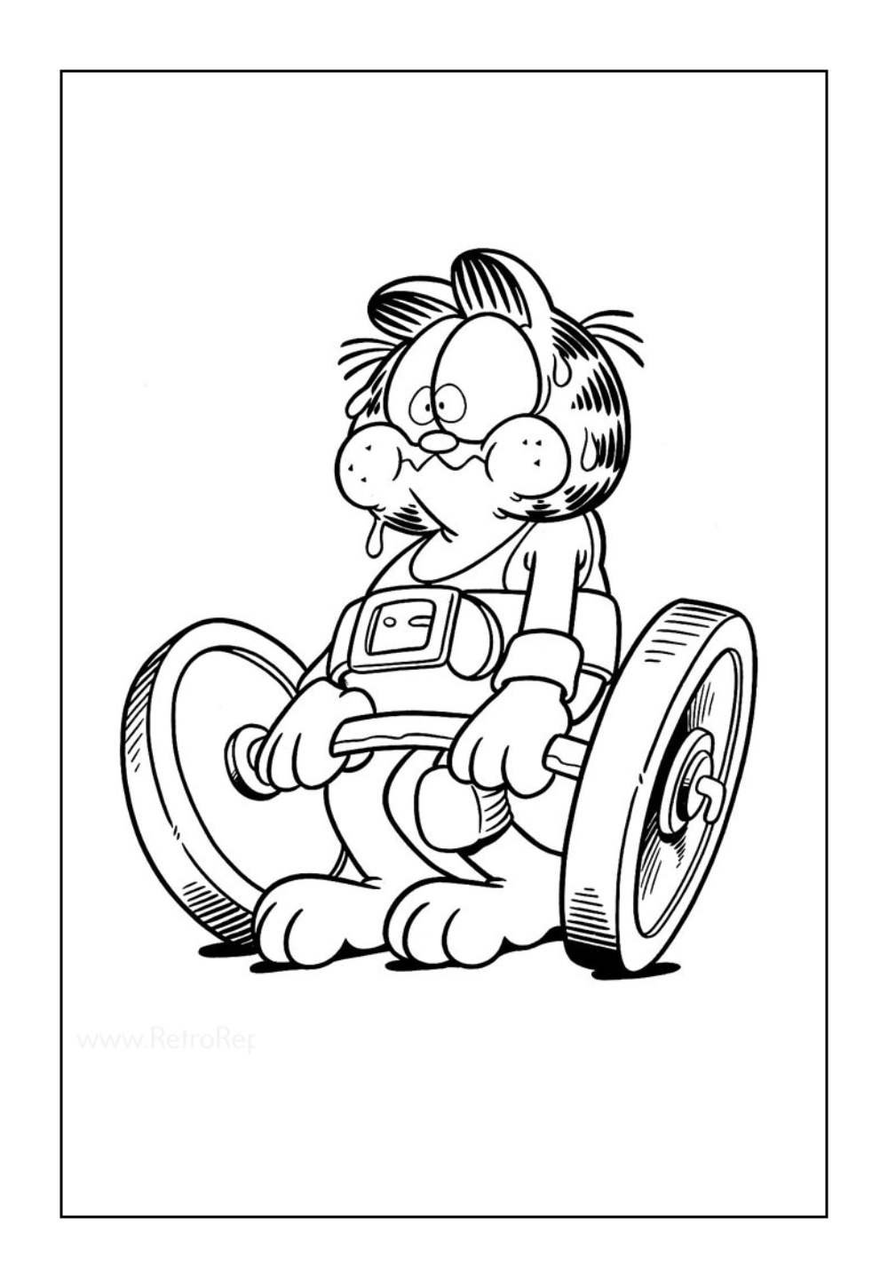 Desenhos para Colorir para Garfield