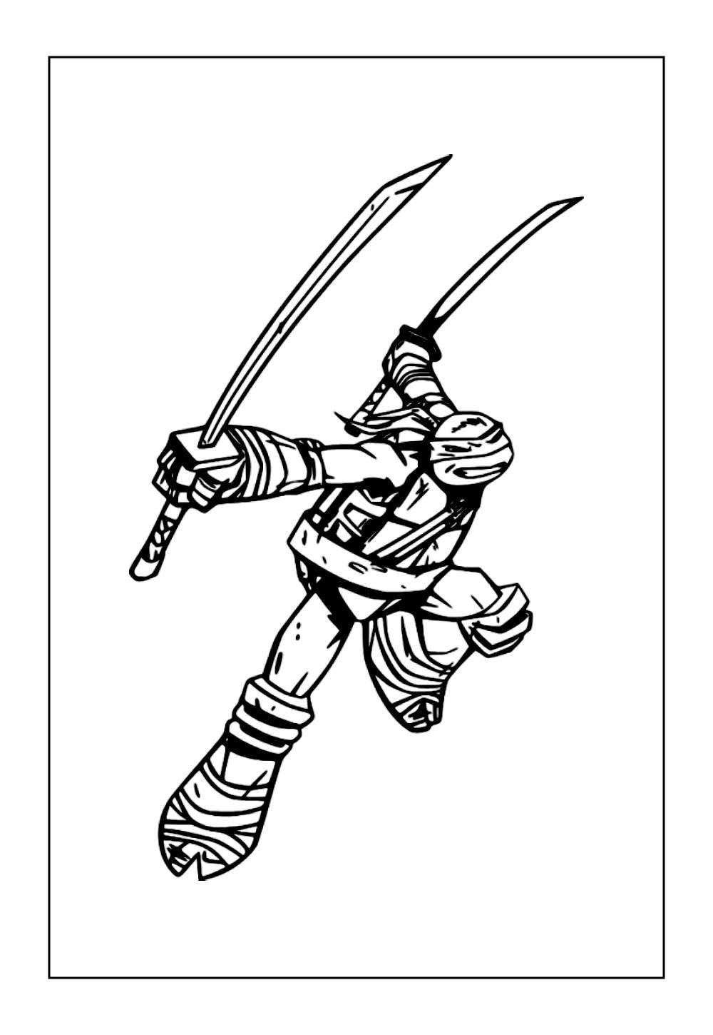 Desenho do Leonardo para imprimir