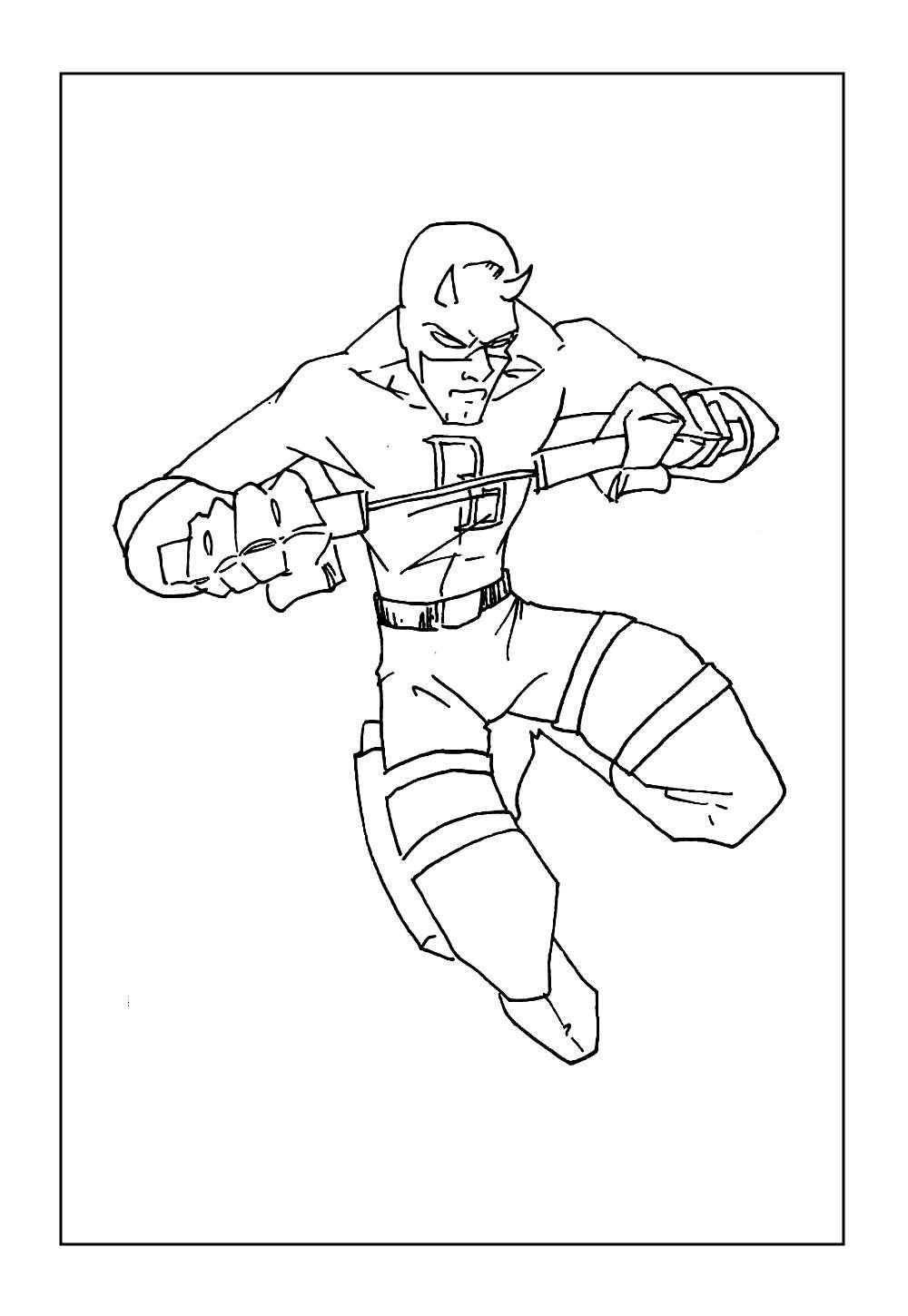 Desenho do Demolidor para colorir