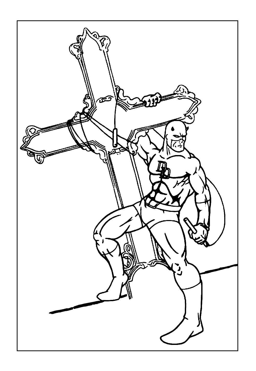 Desenhos do Demolidor para colorir