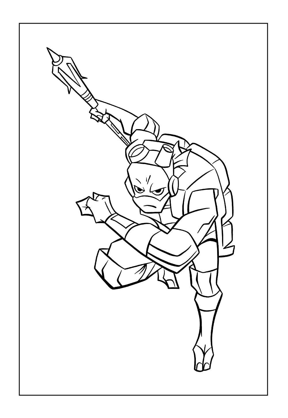 Desenhos Donatello Tartarugas Ninja Colorir