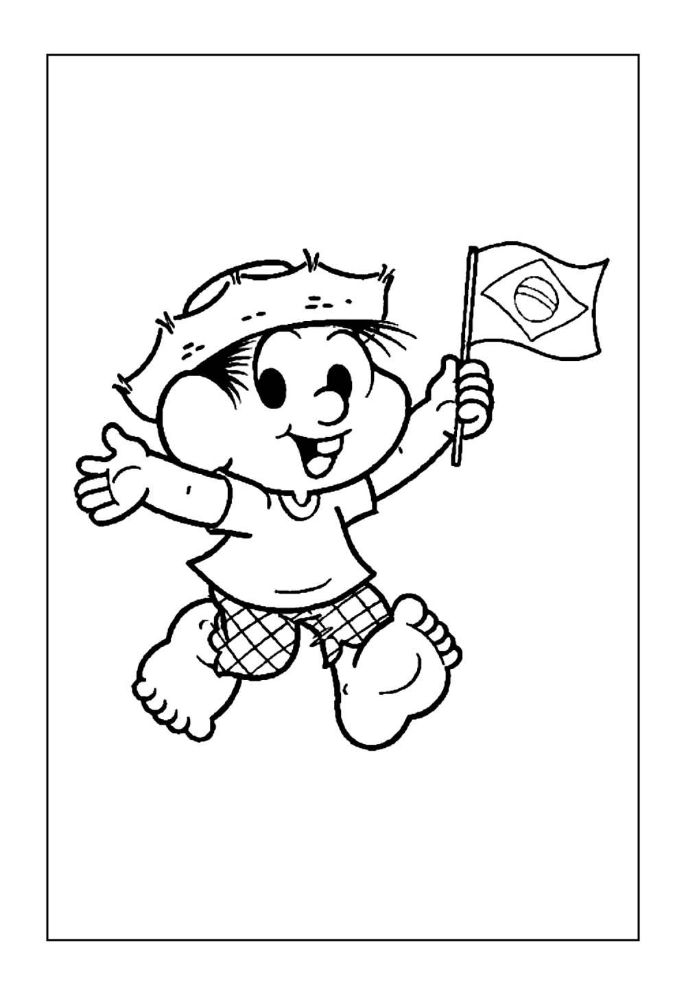 Desenhos do 7 de Setembro para colorir