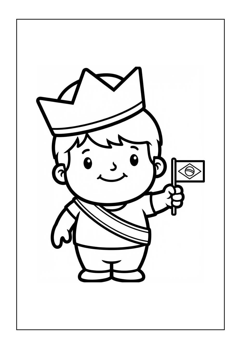 Desenhos do 7 de Setembro para imprimir