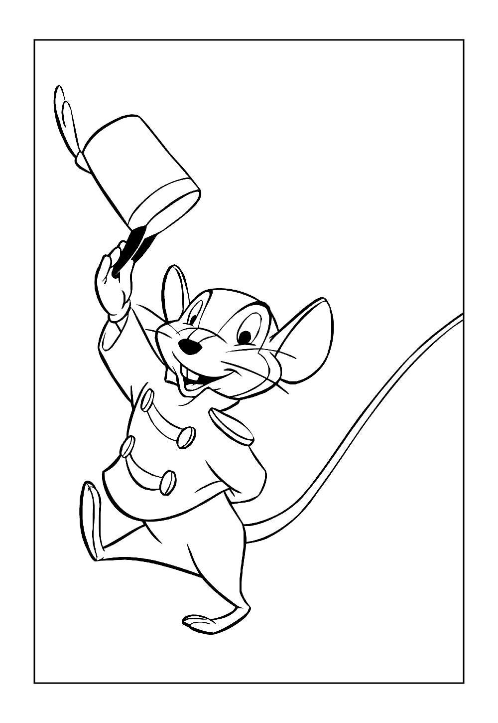 Desenhos de Dumbo para colorir