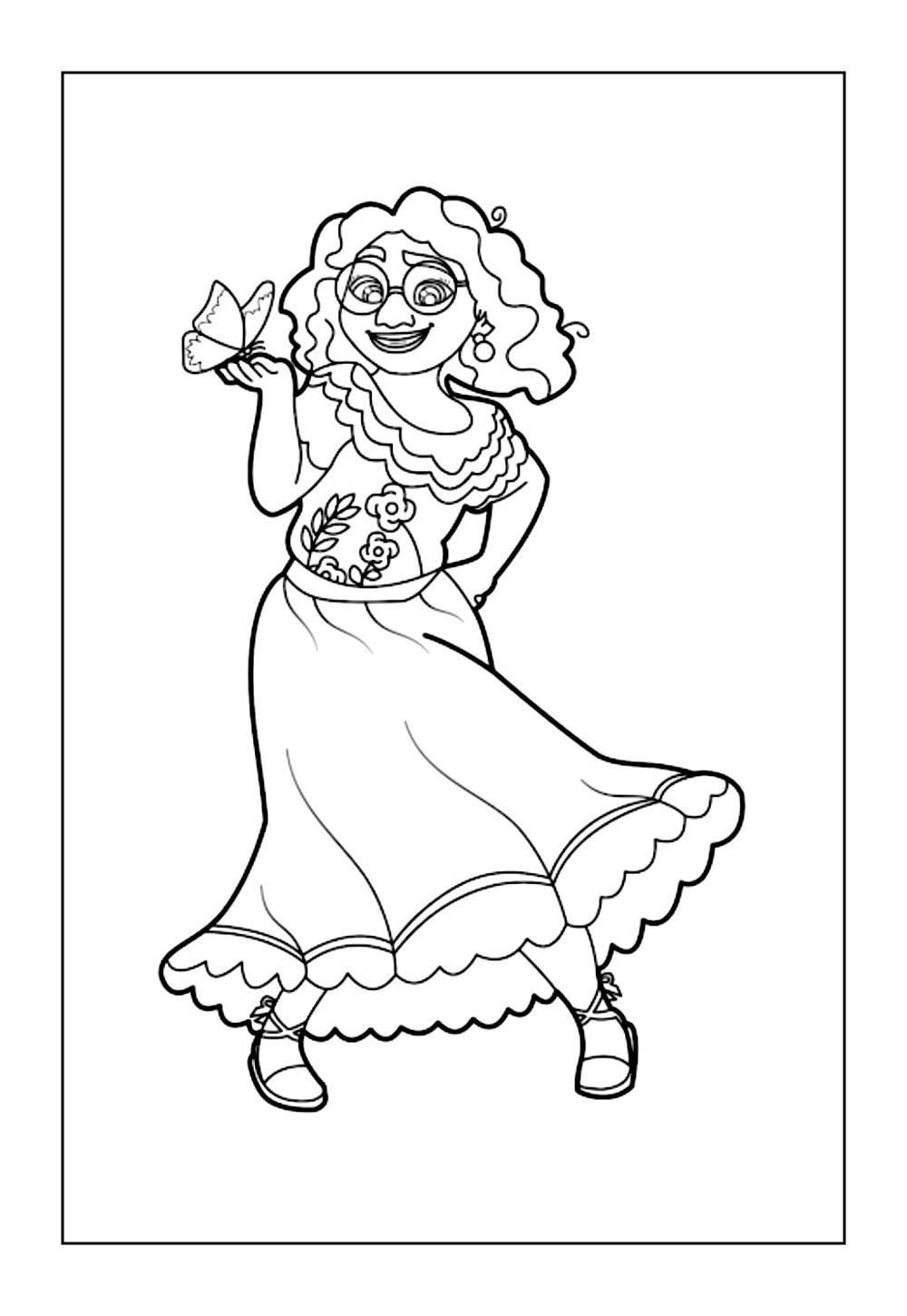 Mirabel Madrigal para colorir