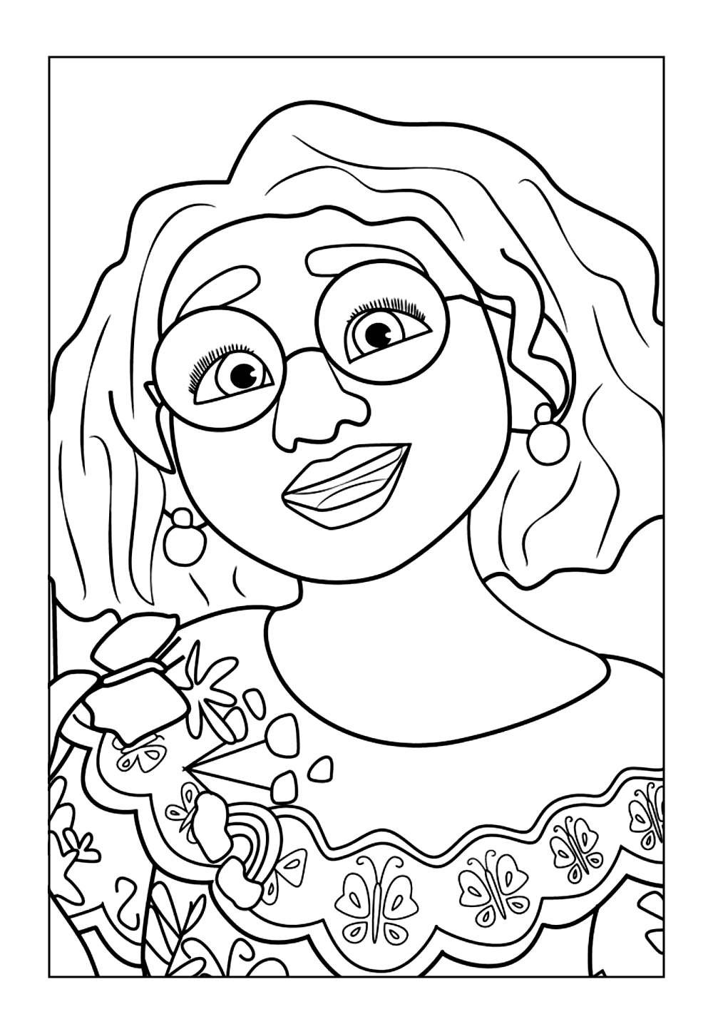Mirabel Madrigal para colorir