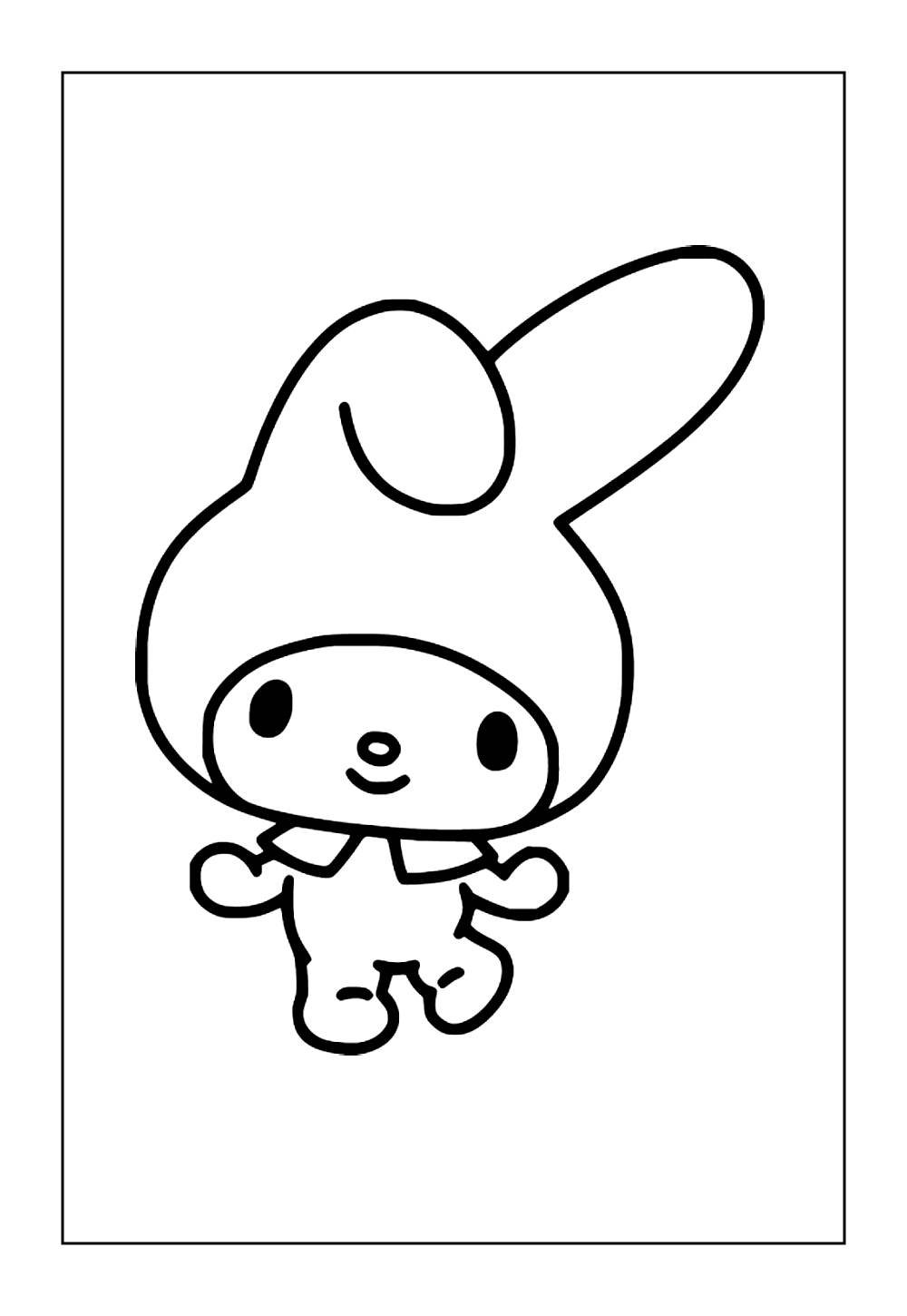 Desenhos de My Melody para colorir
