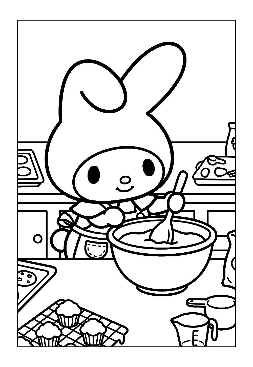 My Melody para colorir