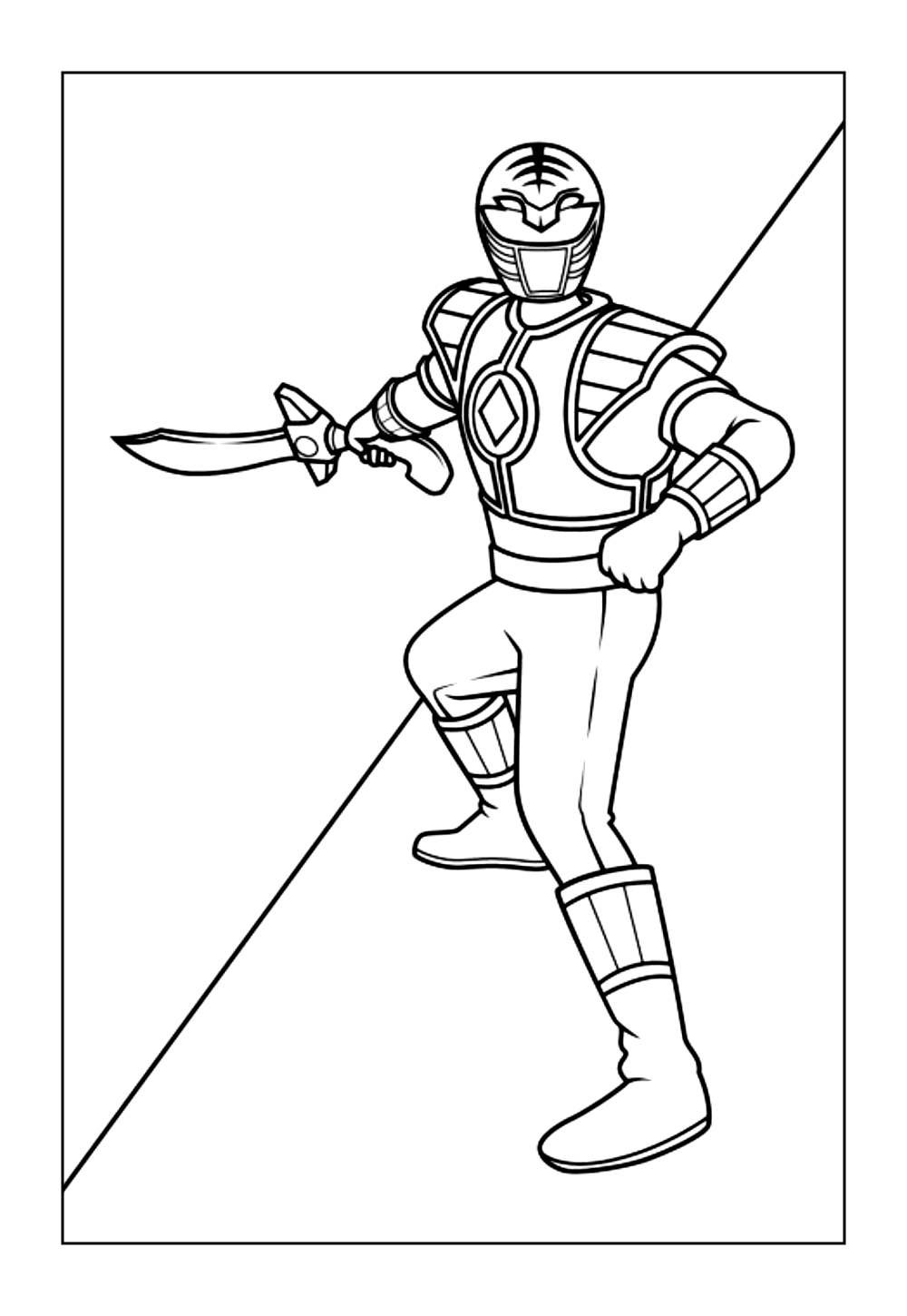 Desenhos de Power Rangers Mighty Morphin para colorir