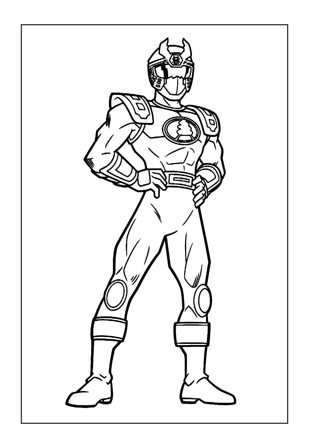 Power Rangers Mighty Morphin para imprimir