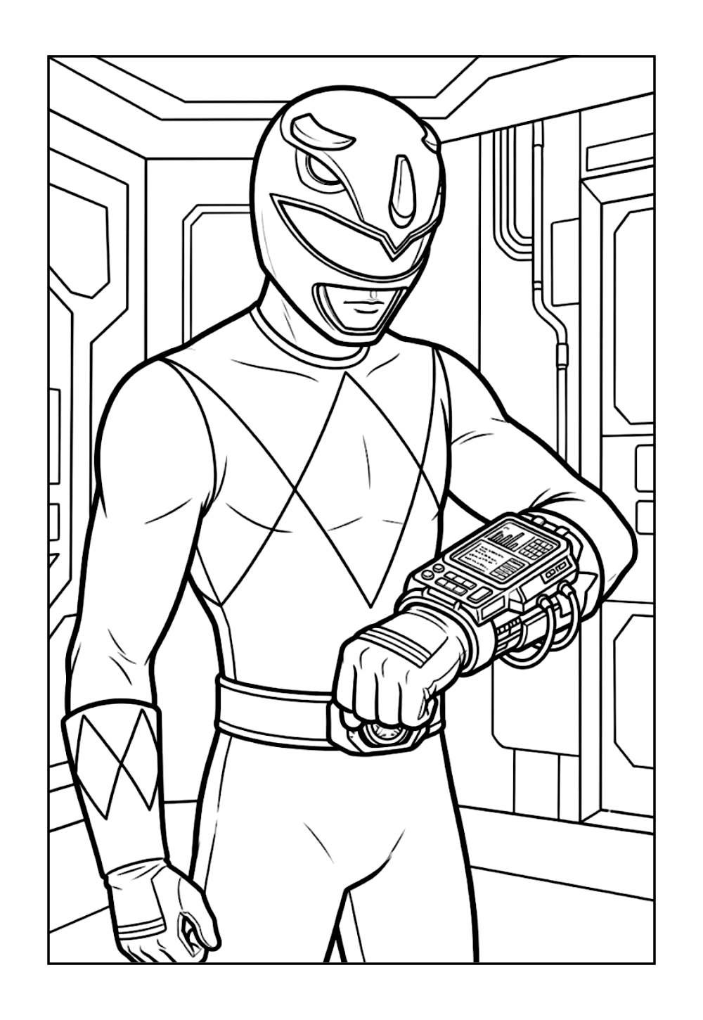 Power Rangers Mighty Morphin para colorir