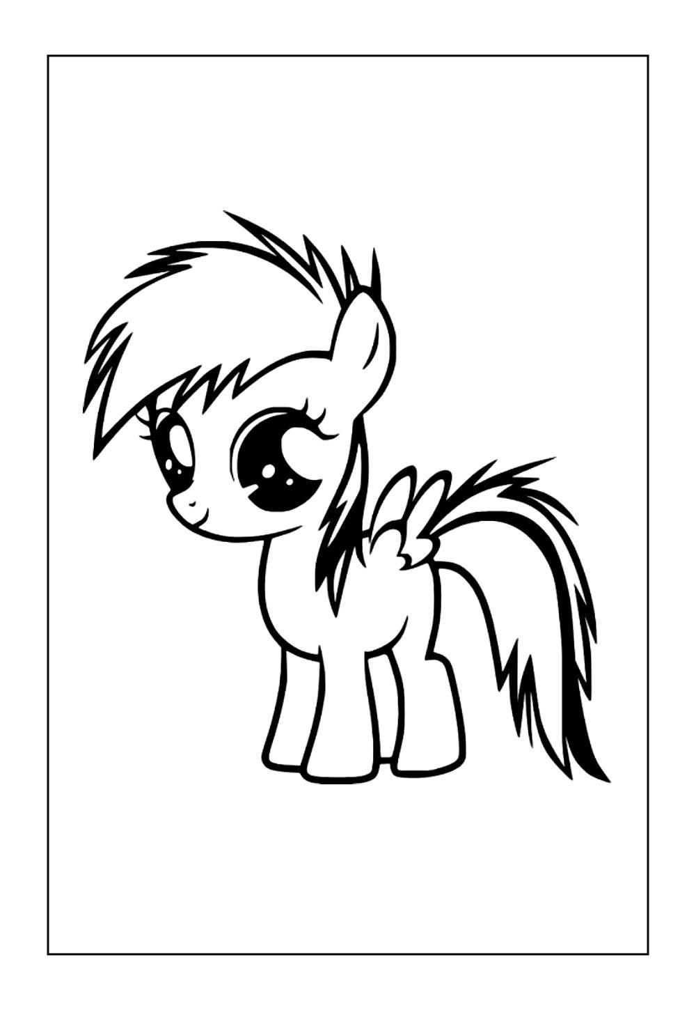 Desenhos de Rainbow Dash