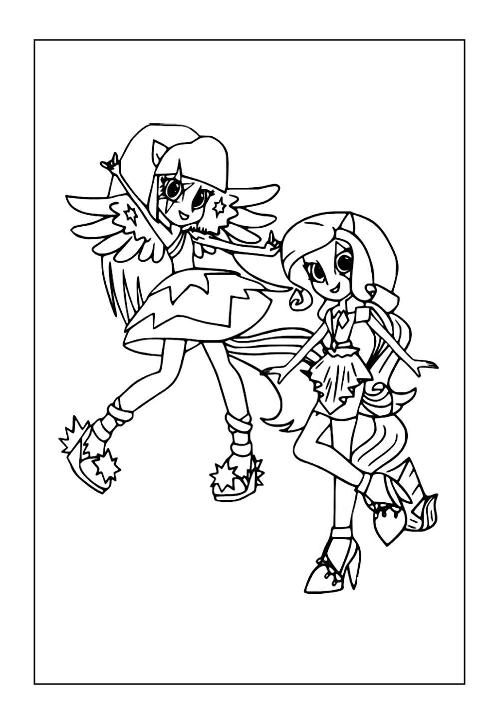 Desenho de Twilight Sparkle para imprimir